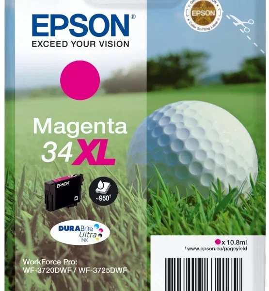 Tinteiro Epson 34 XL Magenta