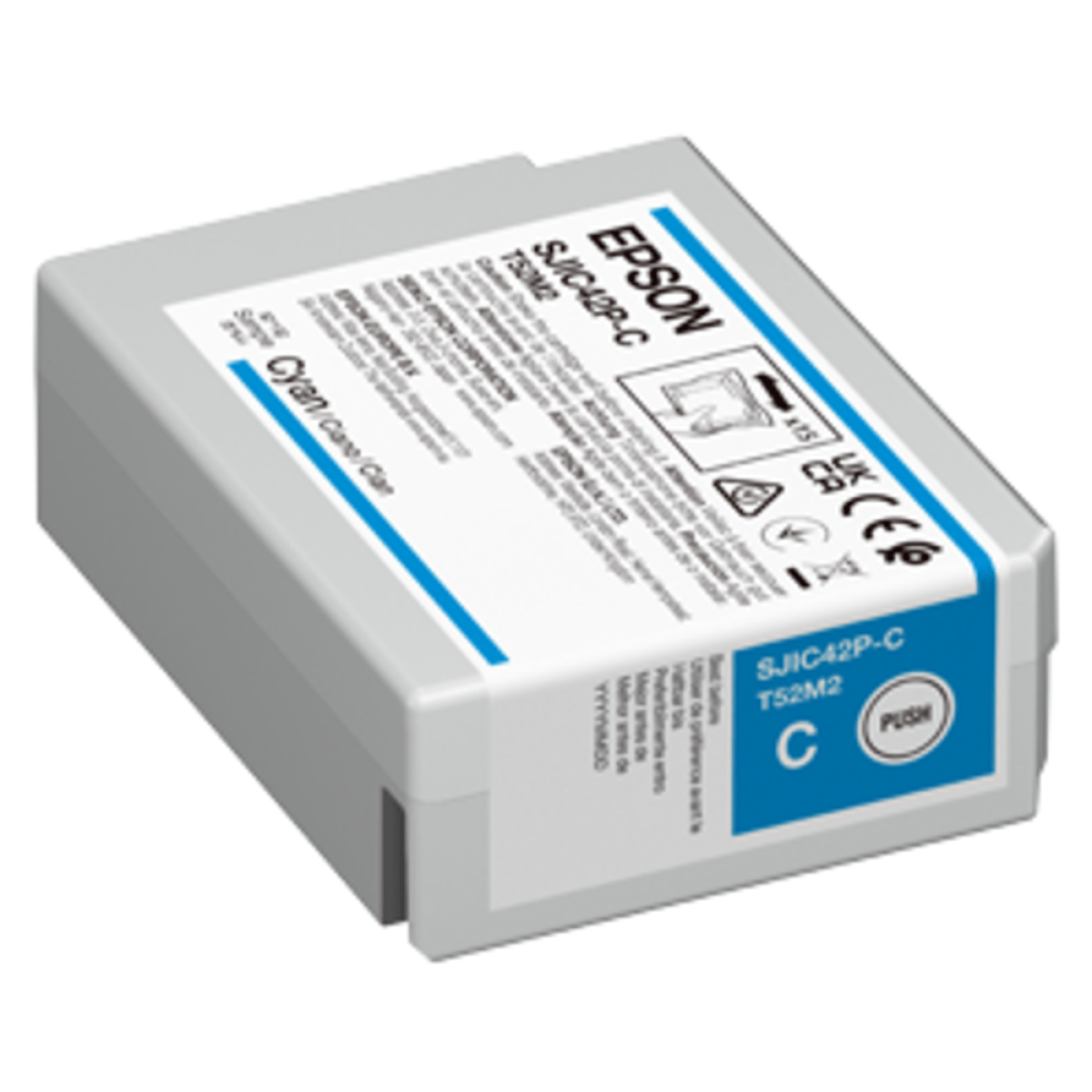 Tinteiro Epson SJIC42P-C Azul - Image 1