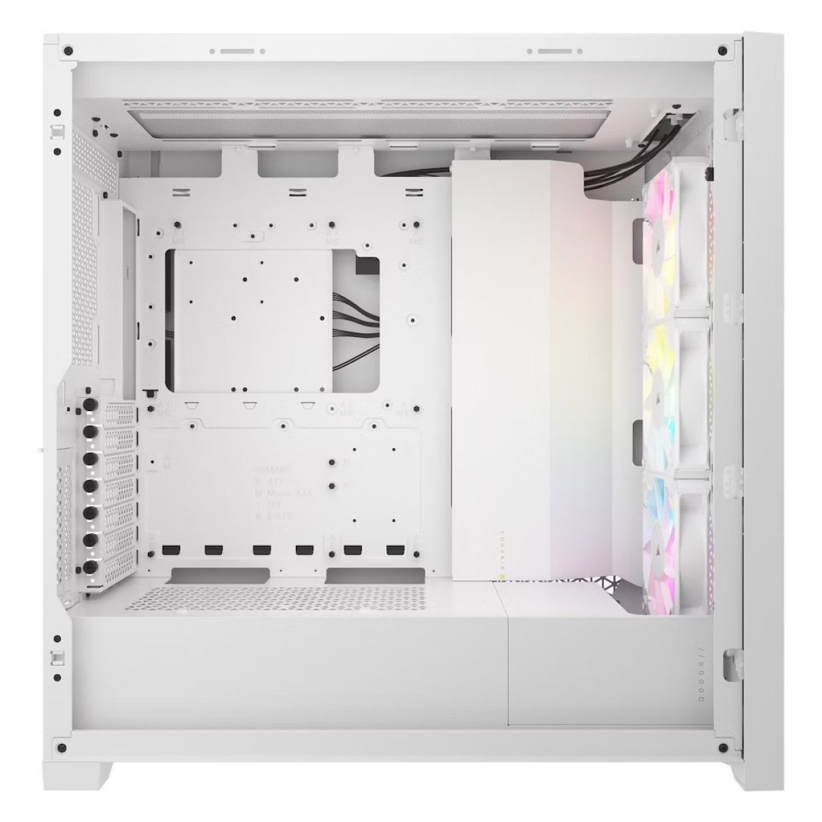 Caixa ATX Corsair iCue 5000D Airflow RGB Vidro Temperado Branca - Image 4
