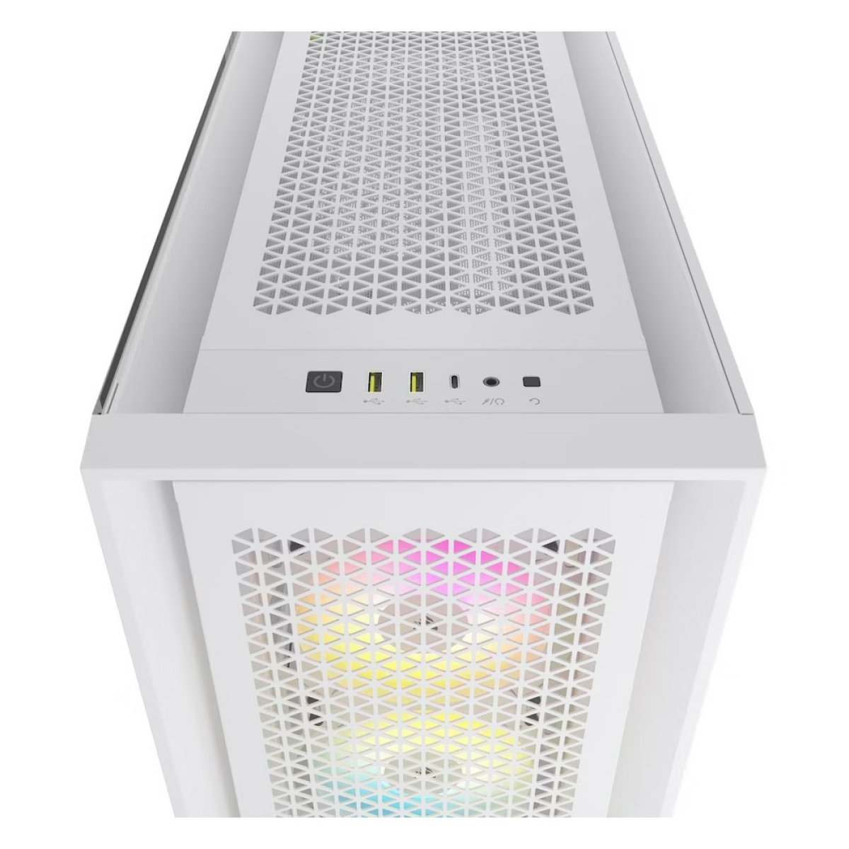 Caixa ATX Corsair iCue 5000D Airflow RGB Vidro Temperado Branca - Image 5
