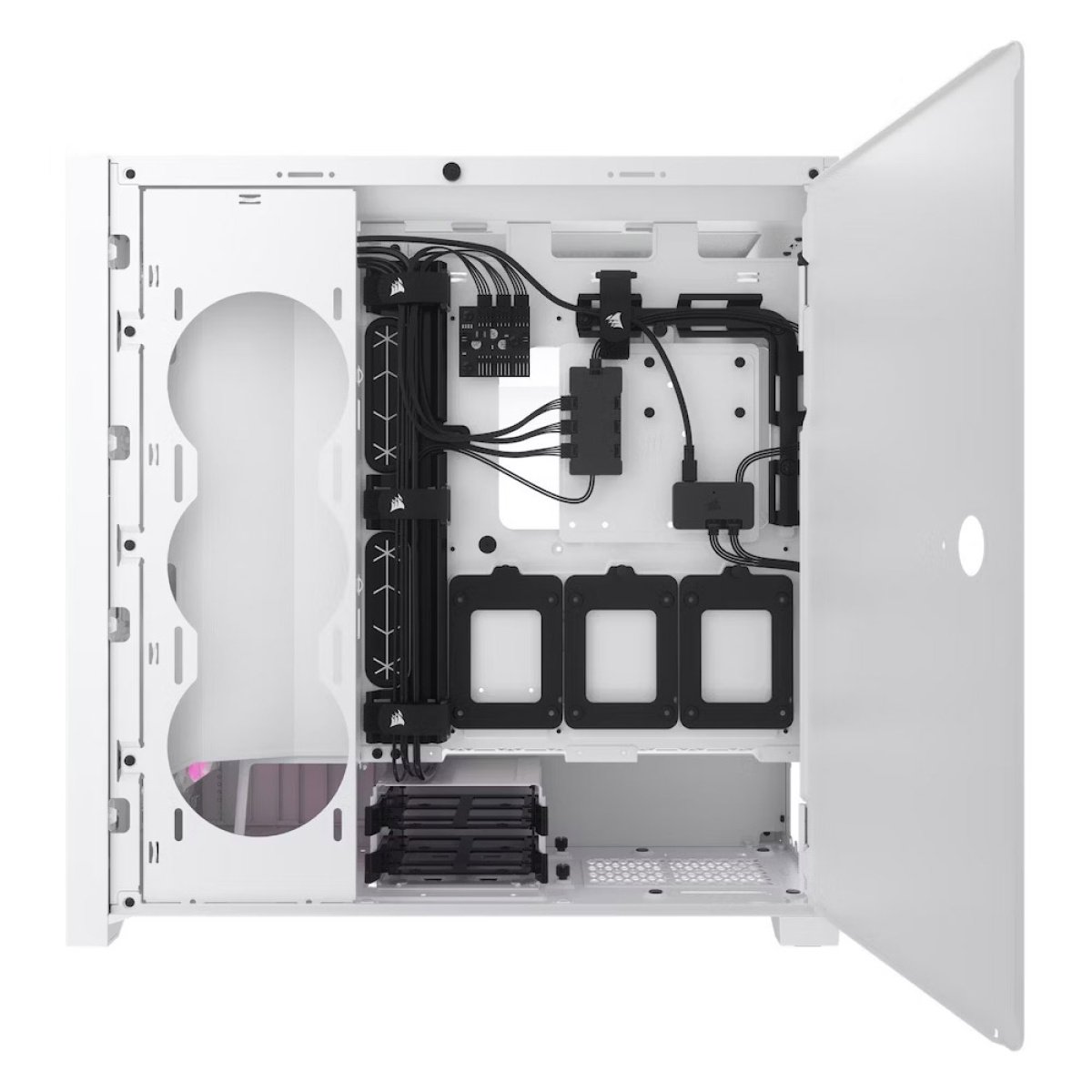 Caixa ATX Corsair iCue 5000D Airflow RGB Vidro Temperado Branca - Image 6