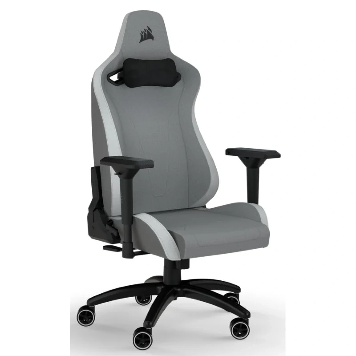 Cadeira Gaming Corsair TC200 Series Fabric Cinzenta/Branca - Image 1