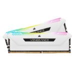 Memória RAM Corsair Vengeance RGB Pro SL 16GB (2x8GB) DDR4 3200MHz CL16 Branca