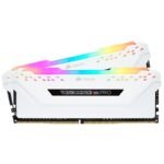Memória RAM Corsair Vengeance RGB Pro 16GB (2x8GB) DDR4 3600MHz CL18 Branca