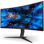 Monitor AOC 34' CU34G2X/BK VA WQHD 21:9 Curvo 144Hz FreeSync - Image 2