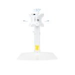 Suporte de Mesa Tabletop Tooq Tilt e Altura Ajustável 17" a 27" Max. 6kg Branco - Image 5