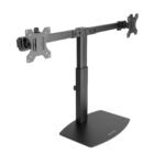 Suporte de Mesa Tabletop Tooq Duplo Tilt e Altura Ajustável 17" a 27" Max. 6kg/Monitor Preto