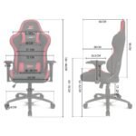 Cadeira Gaming Drift DR110 Preta/Vermelha - Image 13