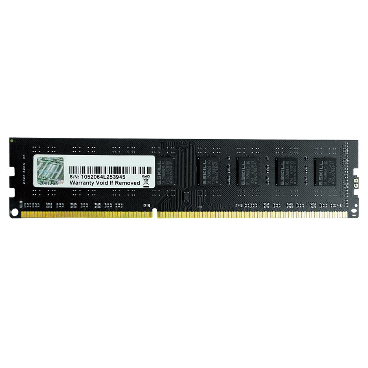 Memória RAM G.SKILL NT 4GB (1x4GB) DDR3 1333MHz CL9 Preta - Image 1