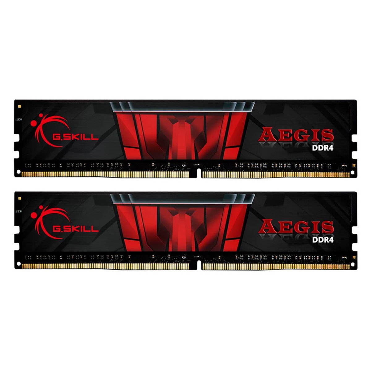 Memória RAM G.SKILL Aegis 16GB (2x8GB) DDR4 3200MHz CL16 Preta - Image 1