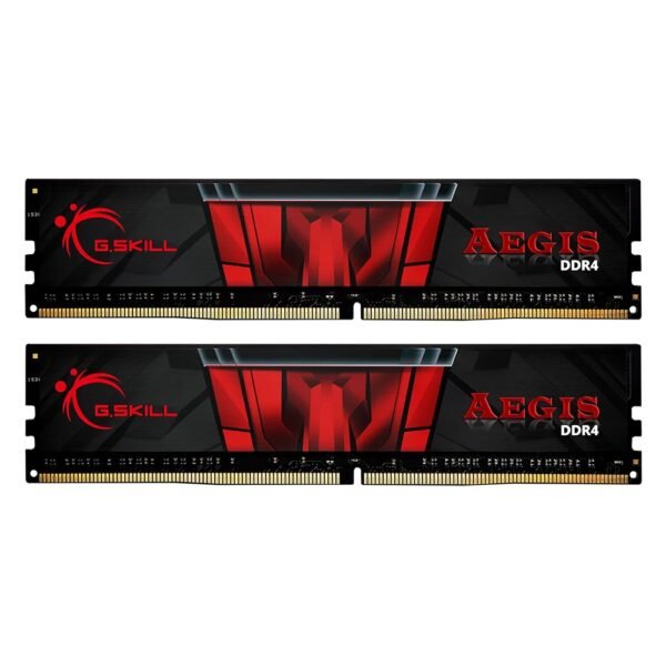 Memória RAM G.SKILL Aegis 16GB (2x8GB) DDR4 3200MHz CL16 Preta
