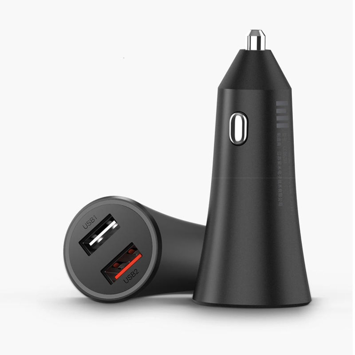 Carregador de Isqueiro Xiaomi Mi 37W Dual-Port Car Charger Preto - Image 1