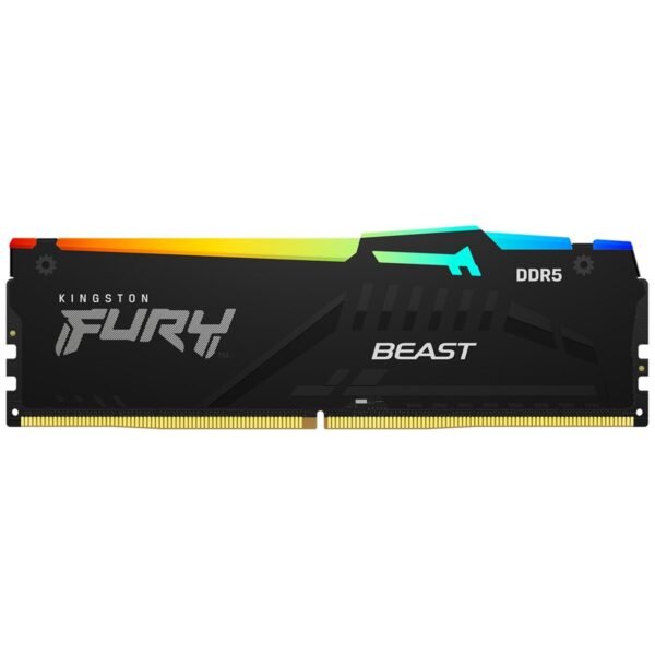 Memória RAM KINGSTON FURY Beast RGB 16GB DDR5 5600MHz CL36 Preta