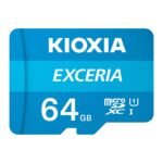 Cartão Memória Kioxia Exceria C10 UHS-I U1 microSDXC 64GB + Adaptador SD