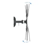 SUPORTE DE PAREDE TOOQ TILT E GIRATÓRIO 2 PIVOTS 23" A 55" - Image 2