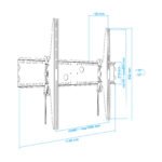 Suporte de Parede Tooq Tilt 60" a 100" Max. 130Kg - Image 7