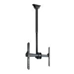 Suporte de Tecto Tooq Tilt Giratório e Extensível 37" a 70" Max. 50kg Preto