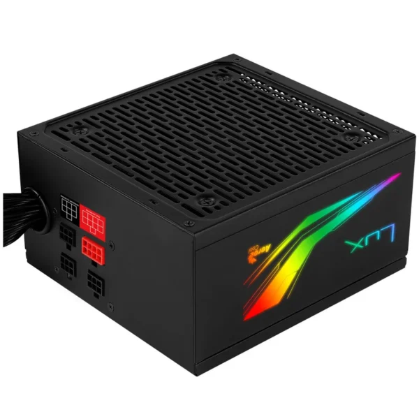 Fonte de Alimentação Aerocool LUX 550M RGB 550W 80+ Bronze Semi-Modular
