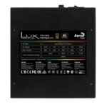 Fonte de Alimentação Aerocool LUX 550M RGB 550W 80+ Bronze Semi-Modular - Image 3