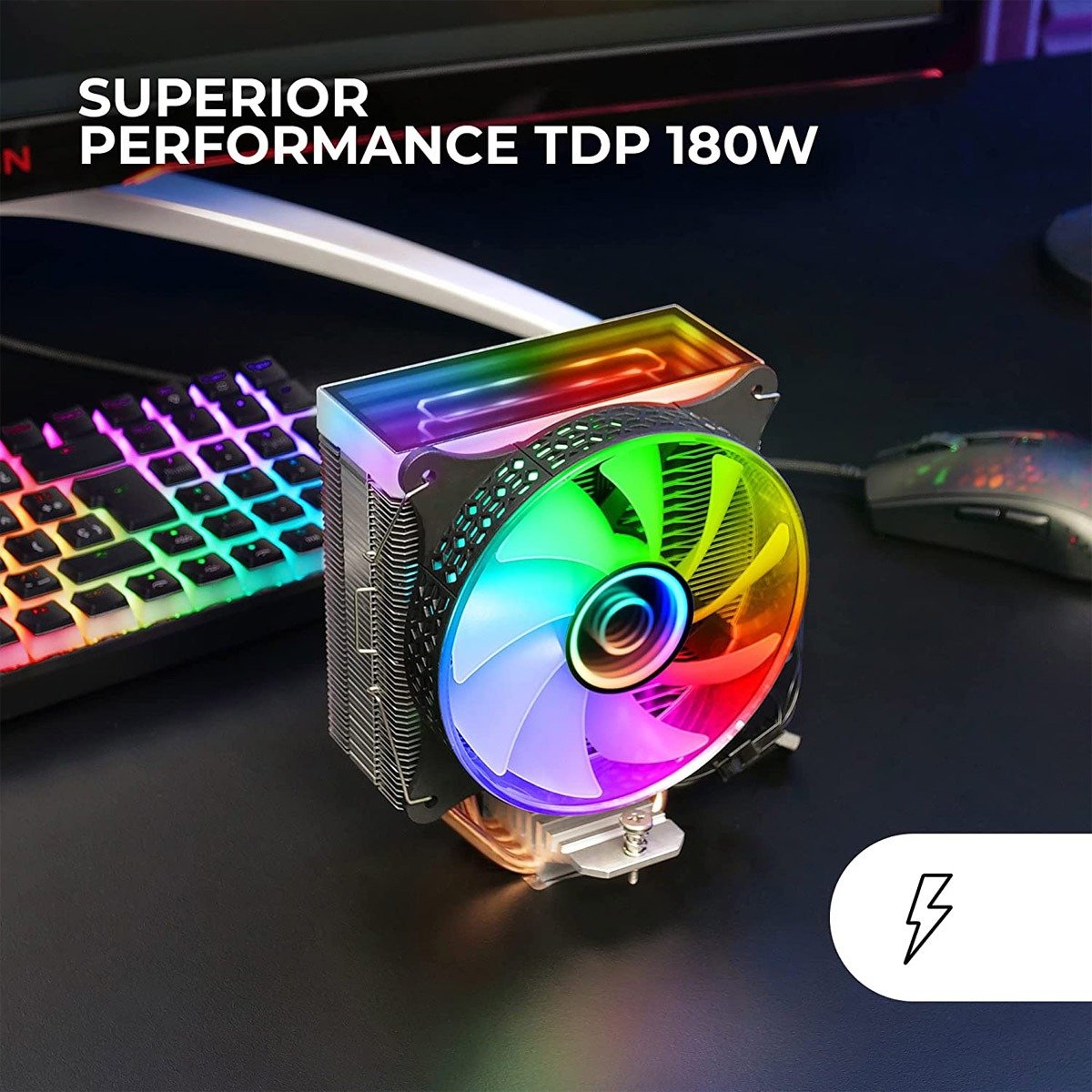 Cooler CPU Mars Gaming MCPU-VR ARGB 120mm Preto - Image 4