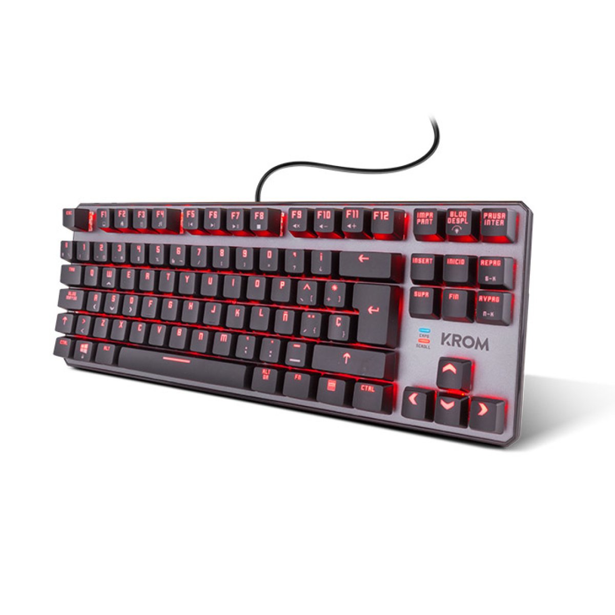 Teclado KROM Kernel TKL RGB Mecânico - Image 3