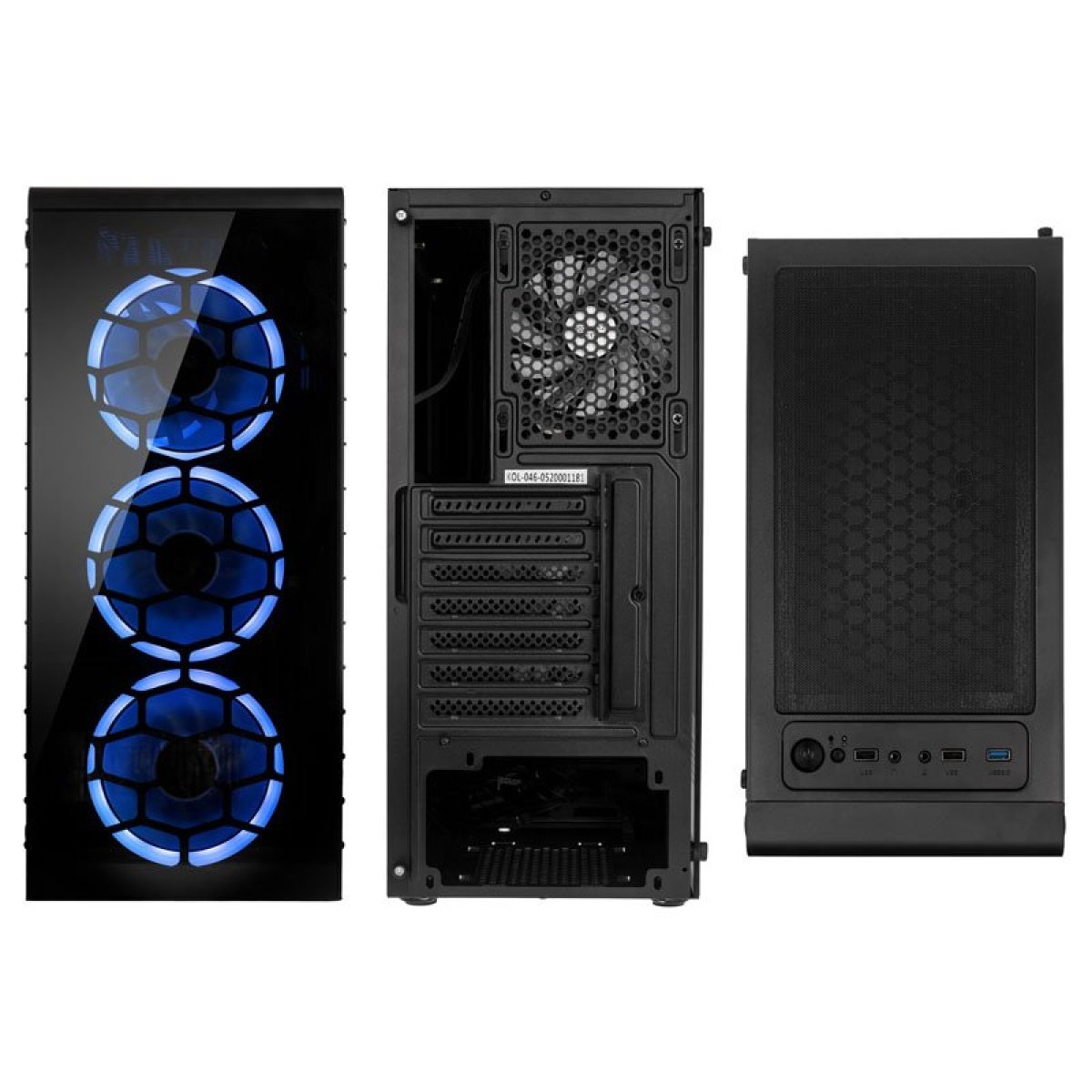 Caixa ATX Kolink Observatory Lite RGB Vidro Temperado - Image 3