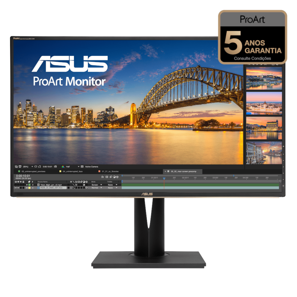 Monitor Asus 32' ProArt PA329C IPS 4K 60Hz 5ms AdobeRGB HDR600 USB-C - Image 1