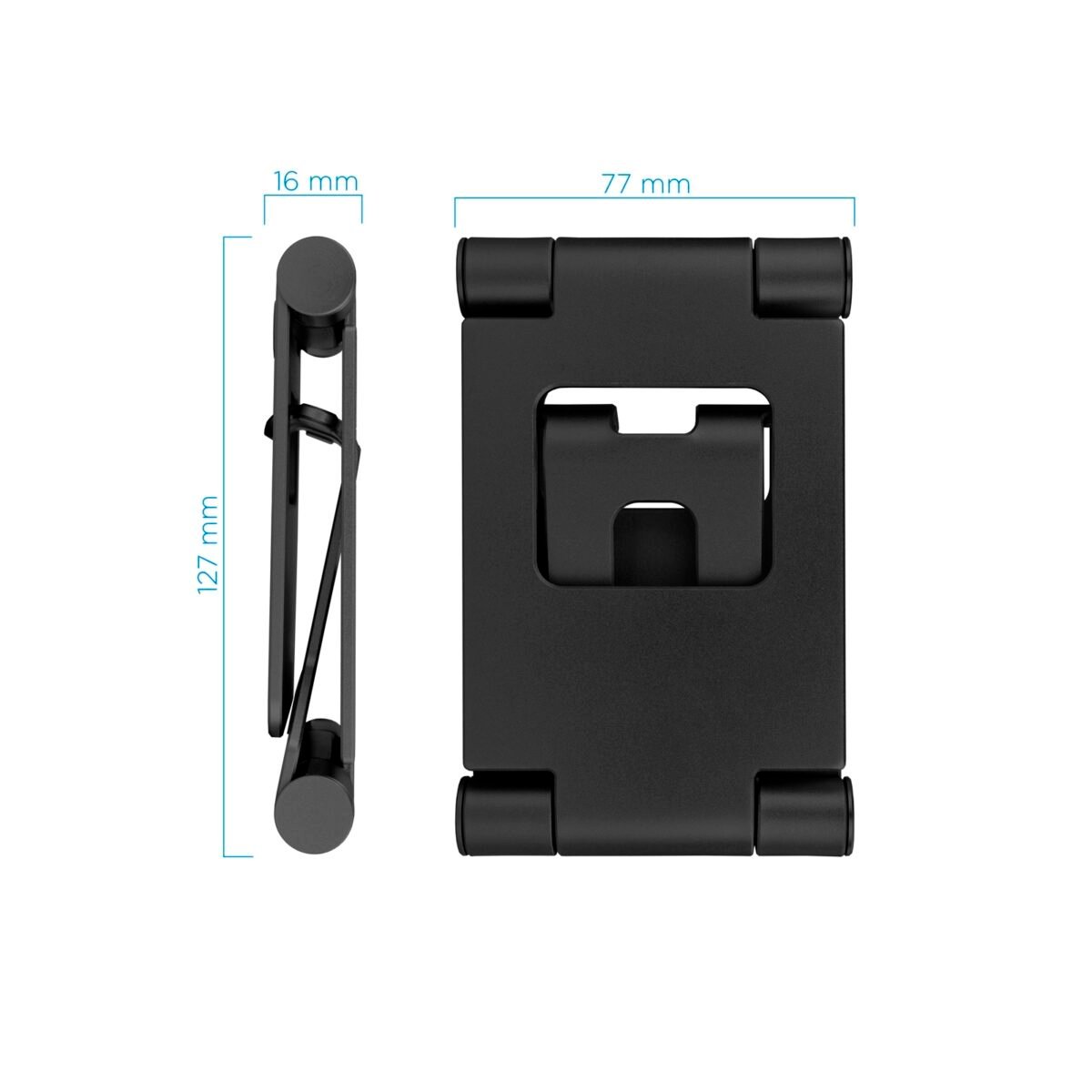 Suporte de Mesa Tooq Ajustável p/ Smartphone/Tablet Max. 10" Preto - Image 6