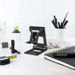 Suporte de Mesa Tooq Ajustável p/ Smartphone/Tablet Max. 10" Preto - Image 4