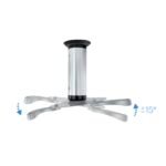 Suporte de Tecto Tooq para Projectores Max.10kg Prateado - Image 4
