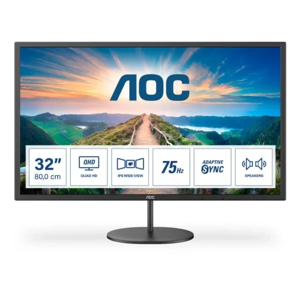 Monitor AOC Value-Line 31.5' Q32V4 IPS QHD 75Hz 4ms