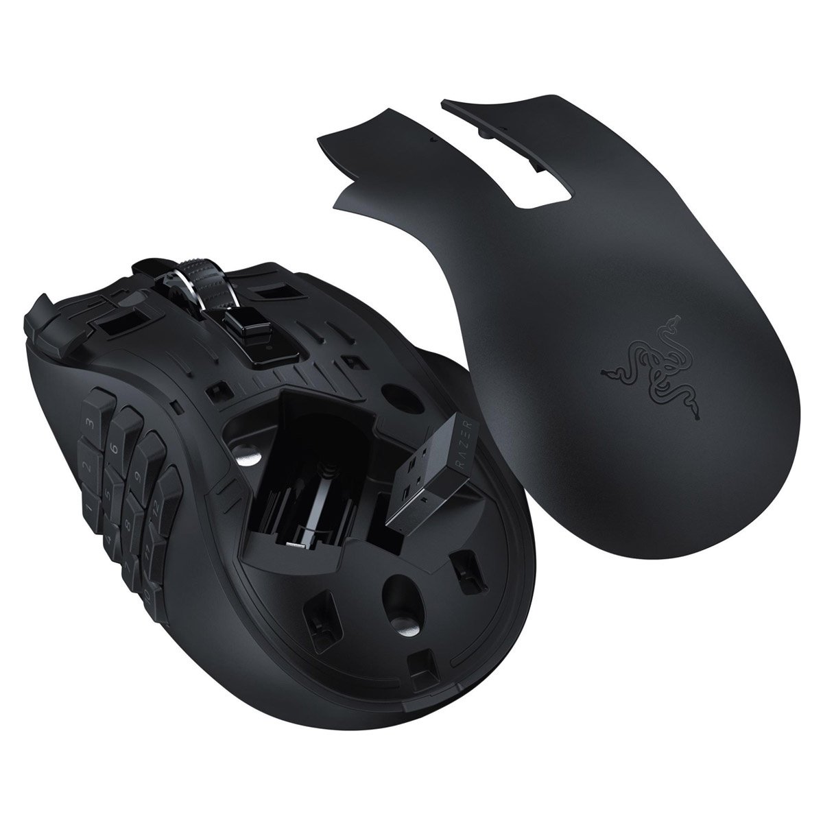 Rato Razer Naga V2 HyperSpeed MMO Gaming Wireless/Bluetooth Preto - Image 6