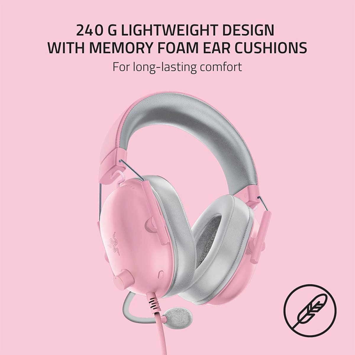 Headset Razer Blackshark V2 X 7.1 Quartz - Image 6