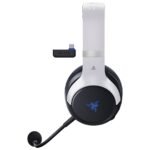 Headset Razer Kaira Pro Hyperspeed Gaming Wireless/Bluetooth Playstation Licensed Branco/Preto - Image 4
