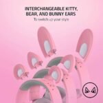 Headset Razer Kraken V2 Pro Kitty Edition Quartz - Image 5