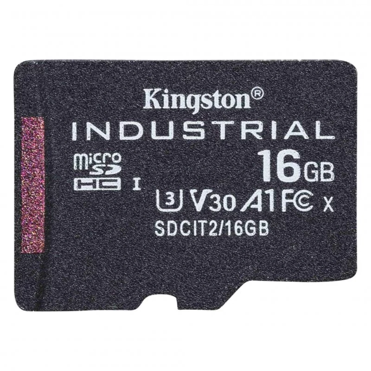 Cartão de Memória MicroSD Kingston 16Gb Class10 (A1) SDHC Industrial - Image 1