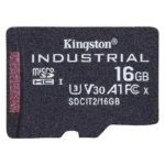 Cartão de Memória MicroSD Kingston 16Gb Class10 (A1) SDHC Industrial