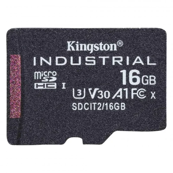 Cartão de Memória MicroSD Kingston 16Gb Class10 (A1) SDHC Industrial