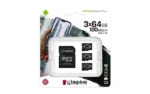Cartão de memória Micro SDXC Kingston 64GB Canvas Select Plus 100R A1 C10 Card (Pack 3) - Image 2
