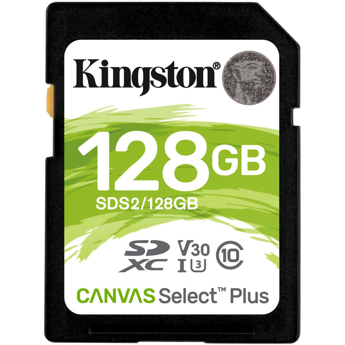 Cartão Memória Kingston Canvas Select Plus C10 U3 V30 UHS-I SDXC 128GB - Image 1