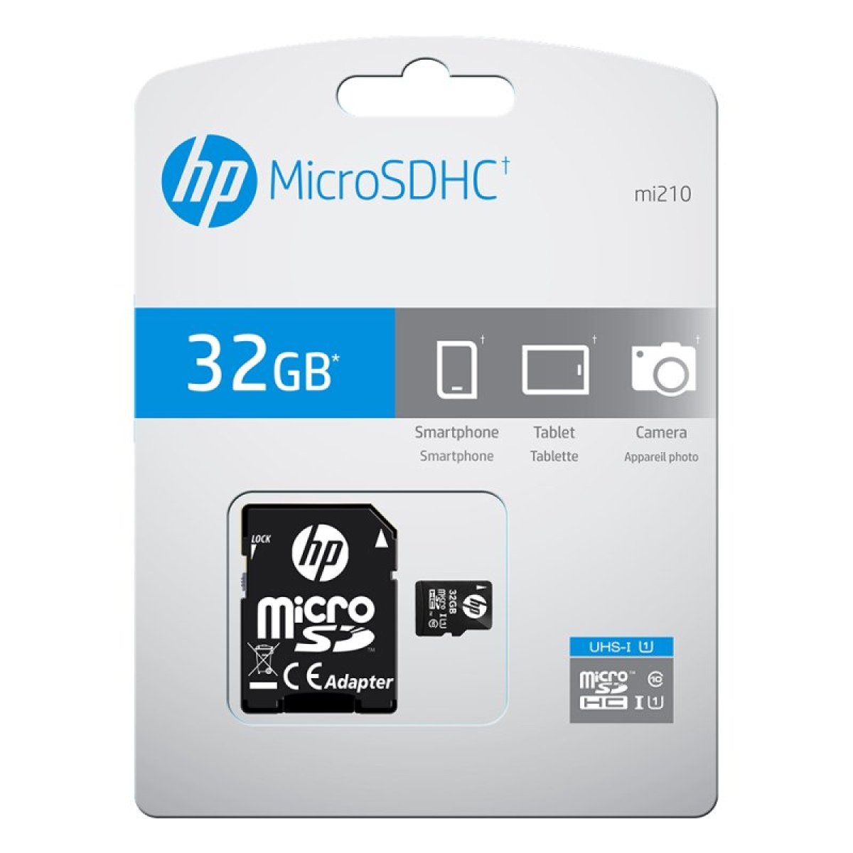 Cartão de Memória HP mi210 32GB MicroSDHC UHS-I U1 Classe 10 + Adaptador - Image 2