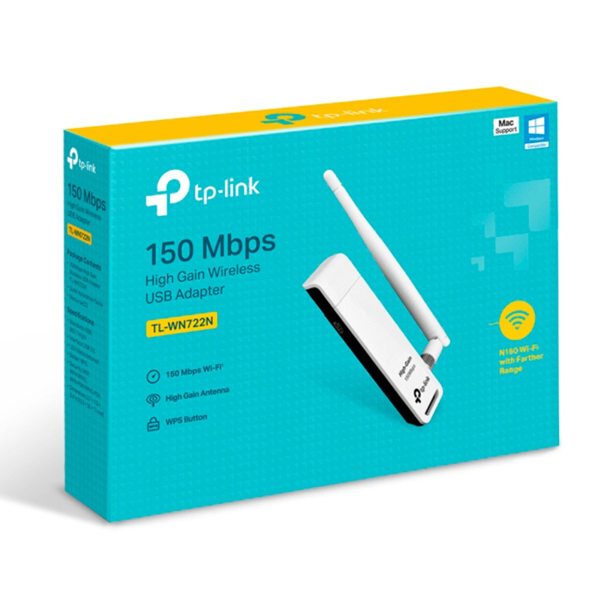 Adaptador USB TP-Link TL-WN722N 150Mbps Wireless N - Image 2