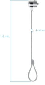 Cadeado Tooq Anti-Roubo c/Chave 1.50m - Image 3