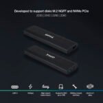 Caixa Externa SSD Tooq M.2 NGFF/NVMe SSD - USB 3.1 Gen 2 Preto - Image 2