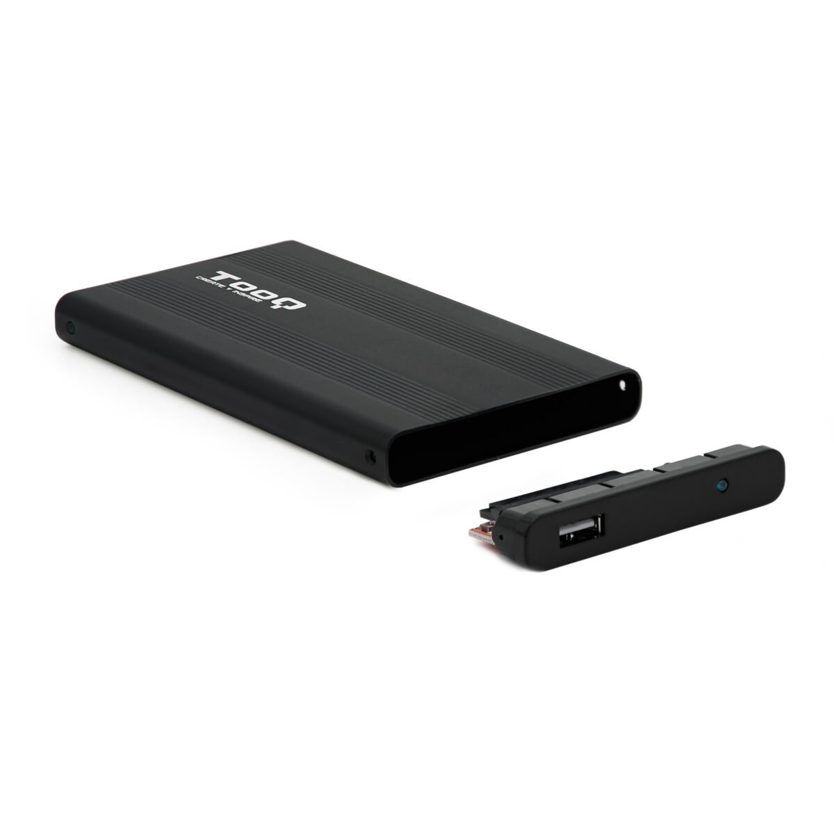Caixa Externa HDD Tooq 2.5" SATA (95mm) - USB 2.0 Preto - Image 2