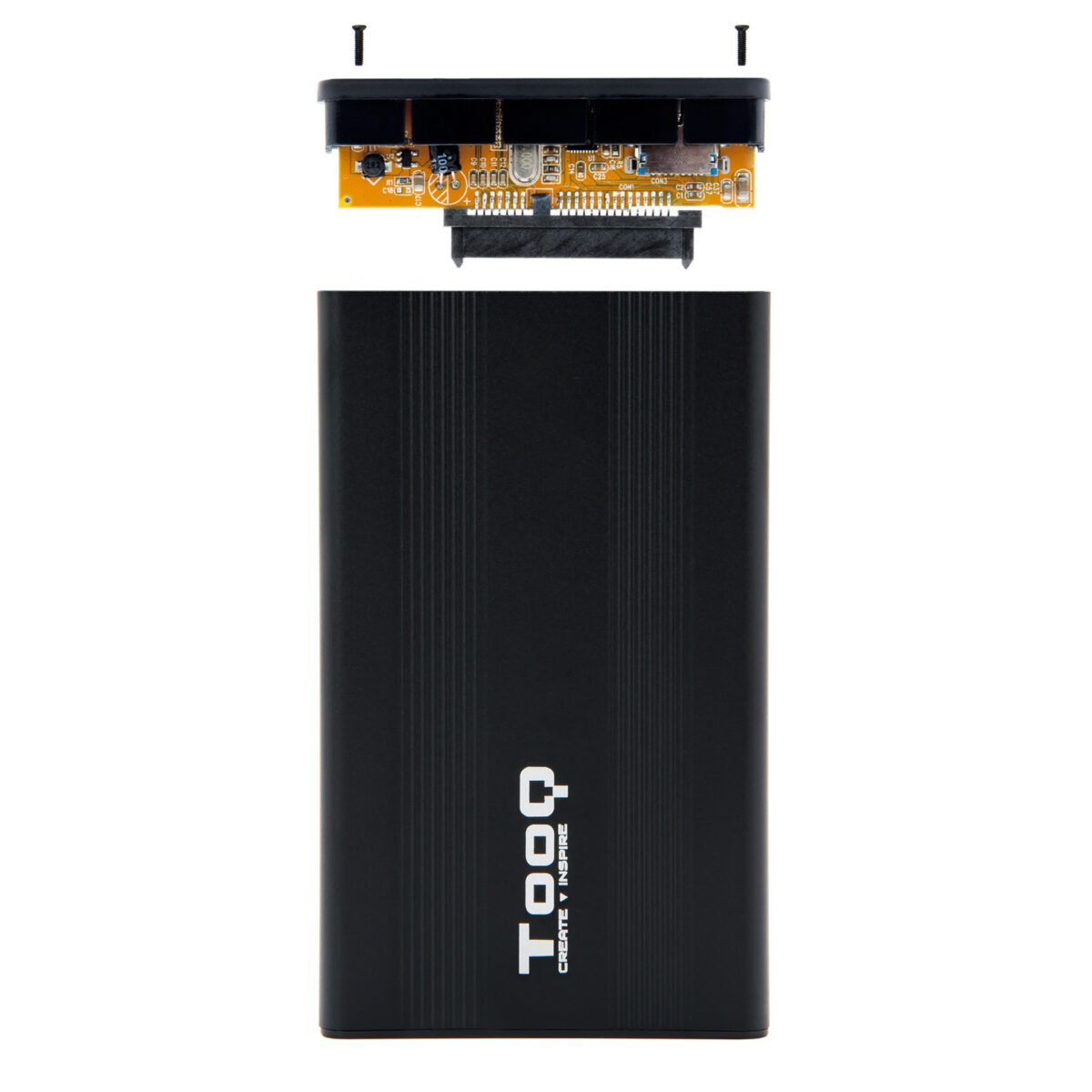 Caixa Externa HDD Tooq 2.5" SATA (95mm) - USB 2.0 Preto - Image 4