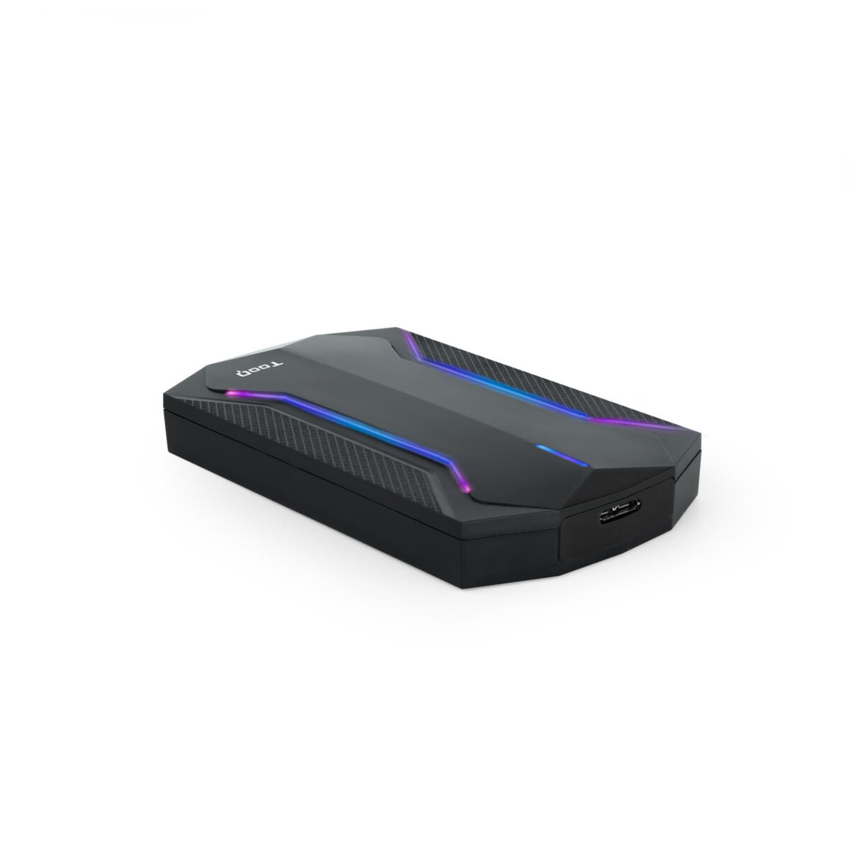 Caixa Externa Gaming Tooq HDD/SSD 2.5" SATA (95mm) RGB - Image 1