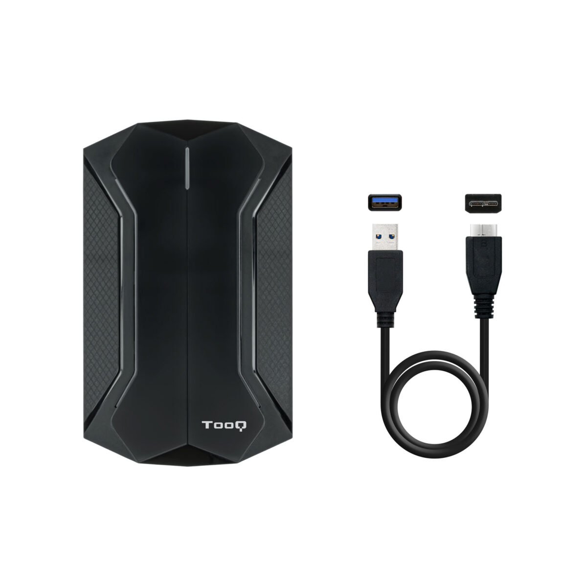 Caixa Externa Gaming Tooq HDD/SSD 2.5" SATA (95mm) RGB - Image 2