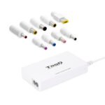 Carregador de Portátil Slim Tooq 100W 1x USB 9 Conectores Branco