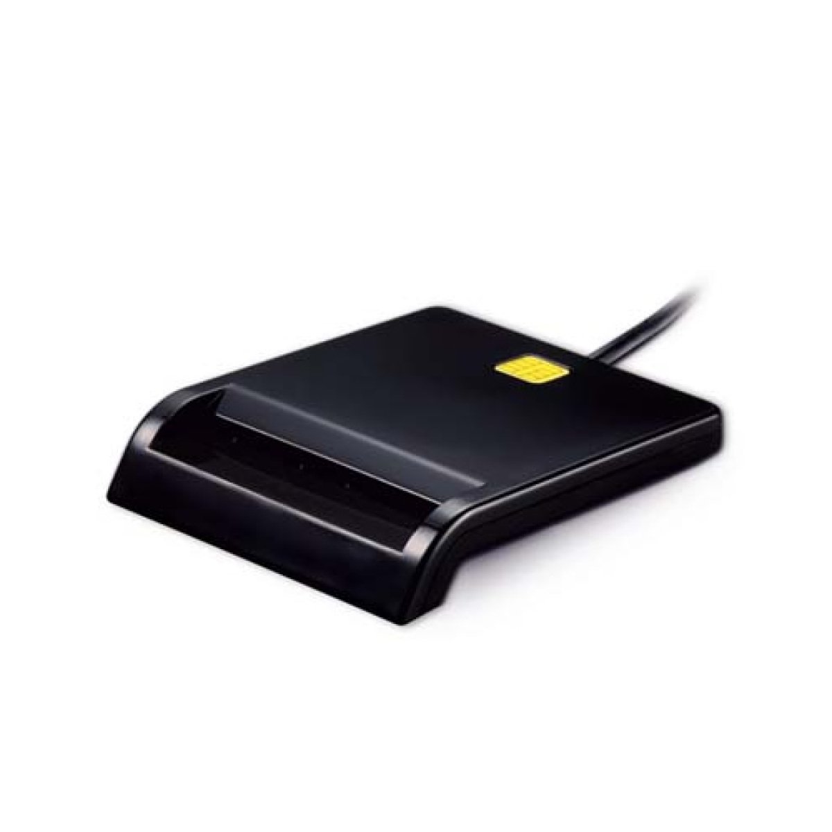 Leitor Cartão Cidadão TooQ TQR-210B USB 2.0 Preto - Image 1